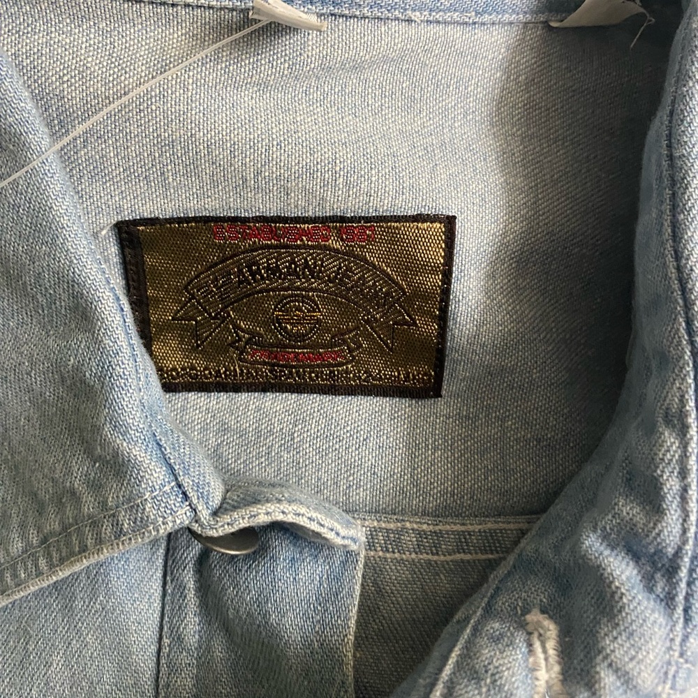 Giorgio Armani Light Blue Denim Fabric